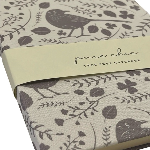 Gray Bird Pattern Notebook - Picture 3 of 5